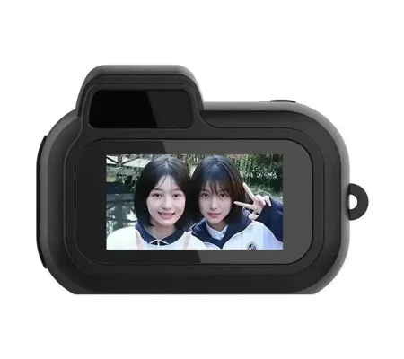 Mini Slr-Shaped 1080P Pocket DV Camera – Portable Body Cam, Action Camera with Display Screen, Loop 
