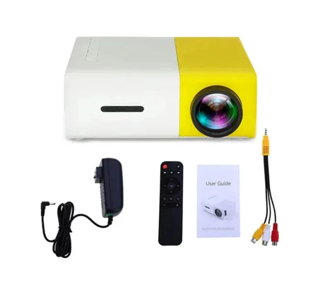 Mini Projector – 1080P Full HD Support, Portable LED Projector, 4K Video Playback, Multiple Connecti