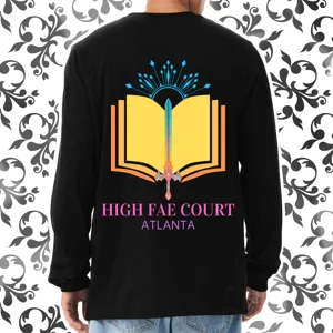 Crown & Sword, Glitter & Glow: Adult Long Sleeve TShirt (Bella+Canvas)