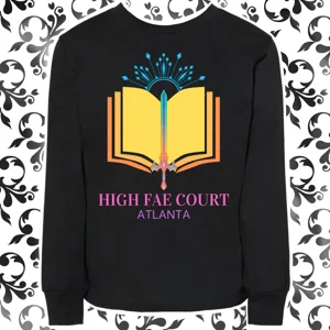 Crown & Sword, Glitter & Glow: Toddler Long Sleeve TShirt (Bella+Canvas)
