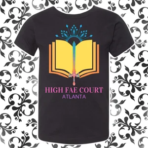 Crown & Sword, Glitter & Glow: Toddler TShirt (Bella+Canvas)