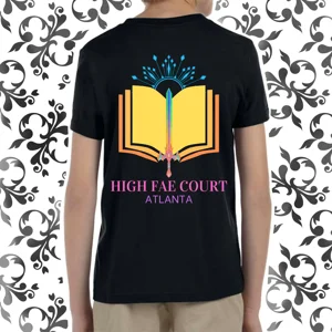 Crown & Sword, Glitter & Glow: Youth TShirt (Bella+Canvas)