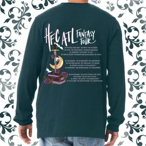 Fantasy Tour v2: Adult Long Sleeve TShirt (Bella+Canvas)