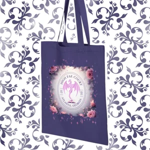Floral Pressed Penny: Canvas Tote