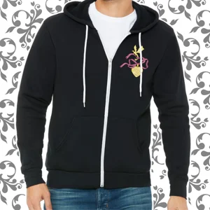 HFC Locket: Zip Up Hoodie (Bella+Canvas)