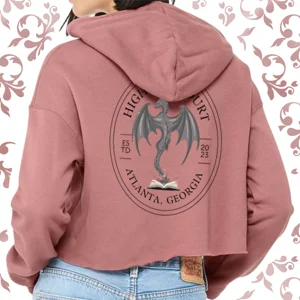Pressed Penny: Adult Cropped Hoodie (Bella+Canvas)