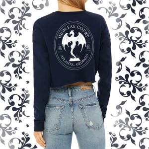 Pressed Penny: Adult Cropped Crewneck (Bella+Canvas)