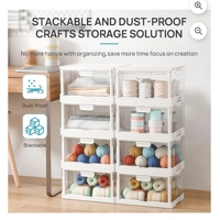 Vtopmart (4 bin stackable foldable drawer)
