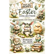 Not So Hoppy Easter Clip art collection