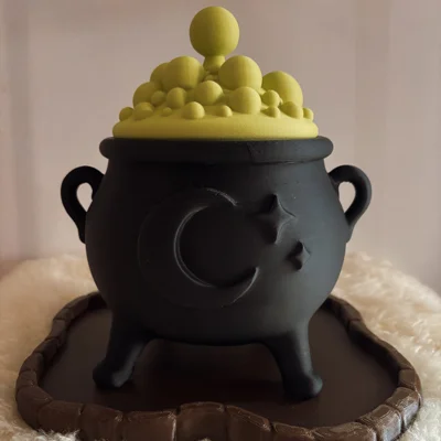 Copper Pot Cauldron + Bubble Top