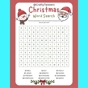 Christmas Word Search