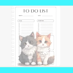 Cute Cat To-do list
