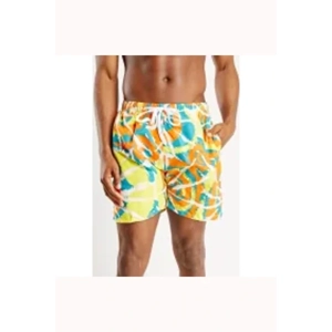 Printed Swim Shorts Orange/Multi | XXXL