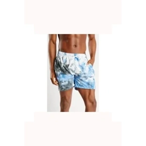 Tie Dyed Mens Swim Shorts Blue/Multi | XXXL