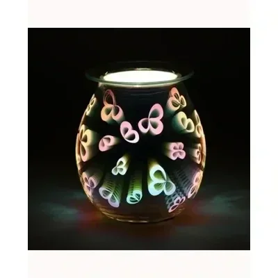 3D Flower Petal Light Up Electric Oil Burner
