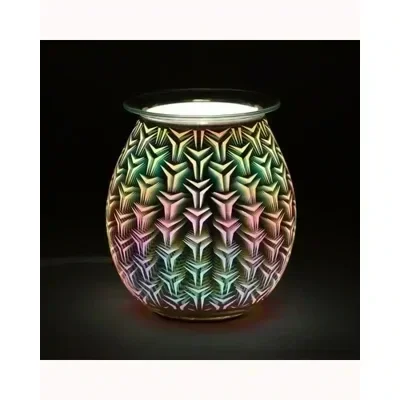 3D Geometric Light Up Electric Oil Burner