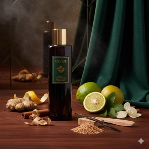 SHOWER GEL -- UTIQUE LUXURY COLLECTION -- SANDALWOOD & PATCHOULI 200ml