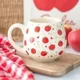 Apple Print Rounded Mug
