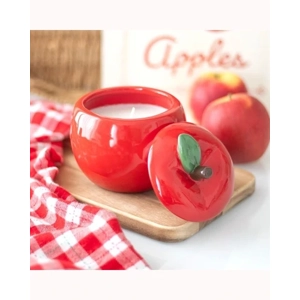 Apple Shaped Candle Jar