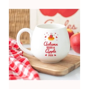 Autumn Skies & Apple Pies Rounded Mug