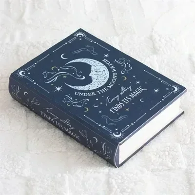 Blue Moon Book Shaped Storage Box