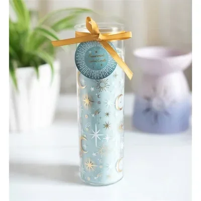 Blue Pastel Skies Tube Candle