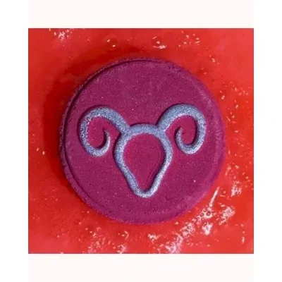 Box of 2 Zodiac Bath Fizzers with Horoscope - Aries