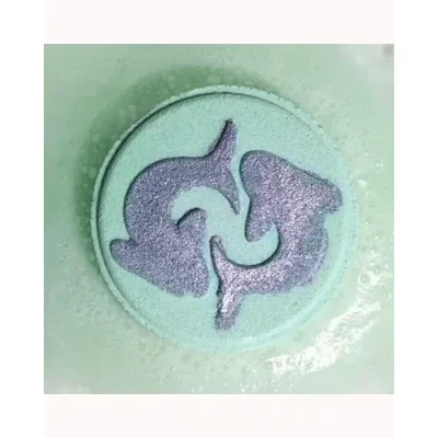 Box of 2 Zodiac Bath Fizzers with Horoscope - Pisces