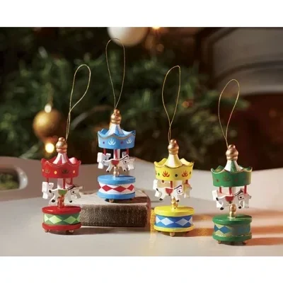Carousel Pendants 4pk