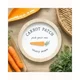 Carrot Patch Round 3D Wall Plaque