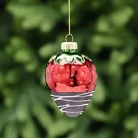 Chocolate Strawberry Glass Hangin..