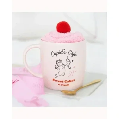 Cupid's Cafe Mug, Spoon and Socks Set
