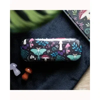 Dark Forest Print Glasses Case