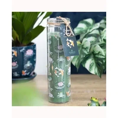 Pond Print Oriental Jasmine Tube Candle