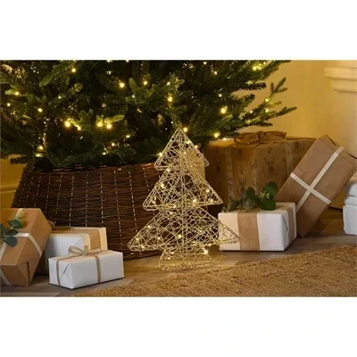Light-Up Shimmer Tree with Timer