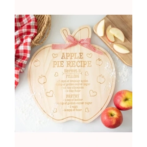 Apple Pie Recipe Serving Board