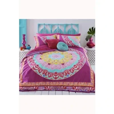 Paisley Mandala Pink Reversible Duvet Set
