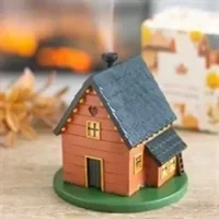 Brown House Incense Cone Burner