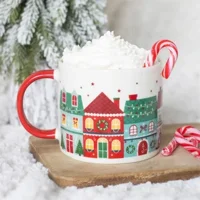 Christmas Street Print Mug