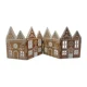 Folding Wooden Gingerbread House Decoration