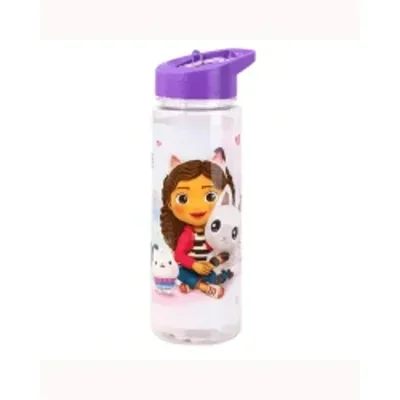 Gabbys Dollhouse Pop Up Straw Bottle