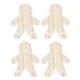 Gingerbread Man Coaster Set