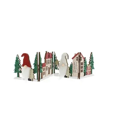 Gonk Village Scene Christmas Decoration