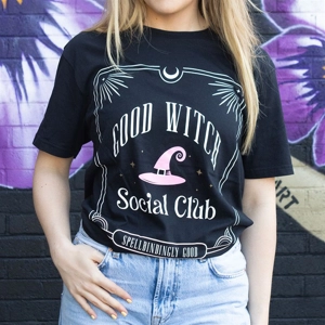 Pink Good Witch Social Club Unisex T-shirt
