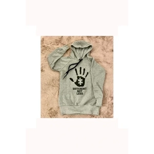 KIDS -Different Not Less Hoodie 13-14 YEARS IN GREY