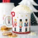 Nutcracker Print Mug with Bow