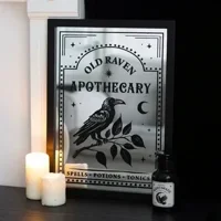 Old Raven Apothecary Mirrored Wal..