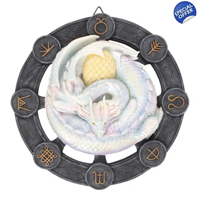 Ostara Dragon Resin Wall Plaque by Anne Stokes
