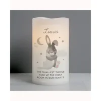Personalised Baby Bunny LED Candle