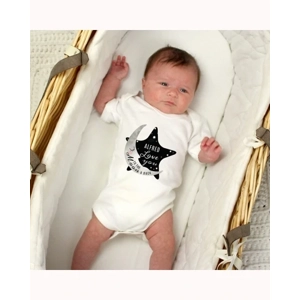 Personalised Baby To The Moon and Back 0-3 Months Baby Vest